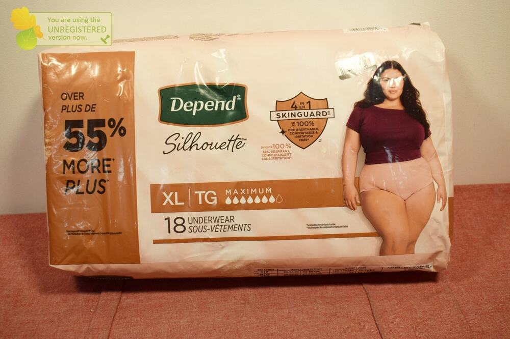 Depend Silhouette Incontinence & Postpartum Underwear for Women XL (Pack Wear)